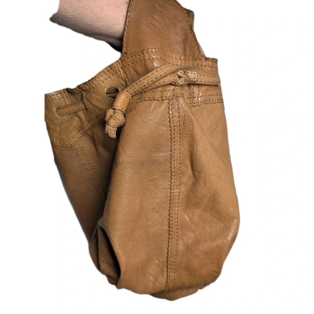 Lucky Brand Leather Hobo Bag‎ Slouchy Vintage Y2K Boho